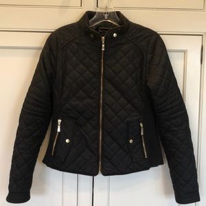 Darling Baylor University black quilted jacket